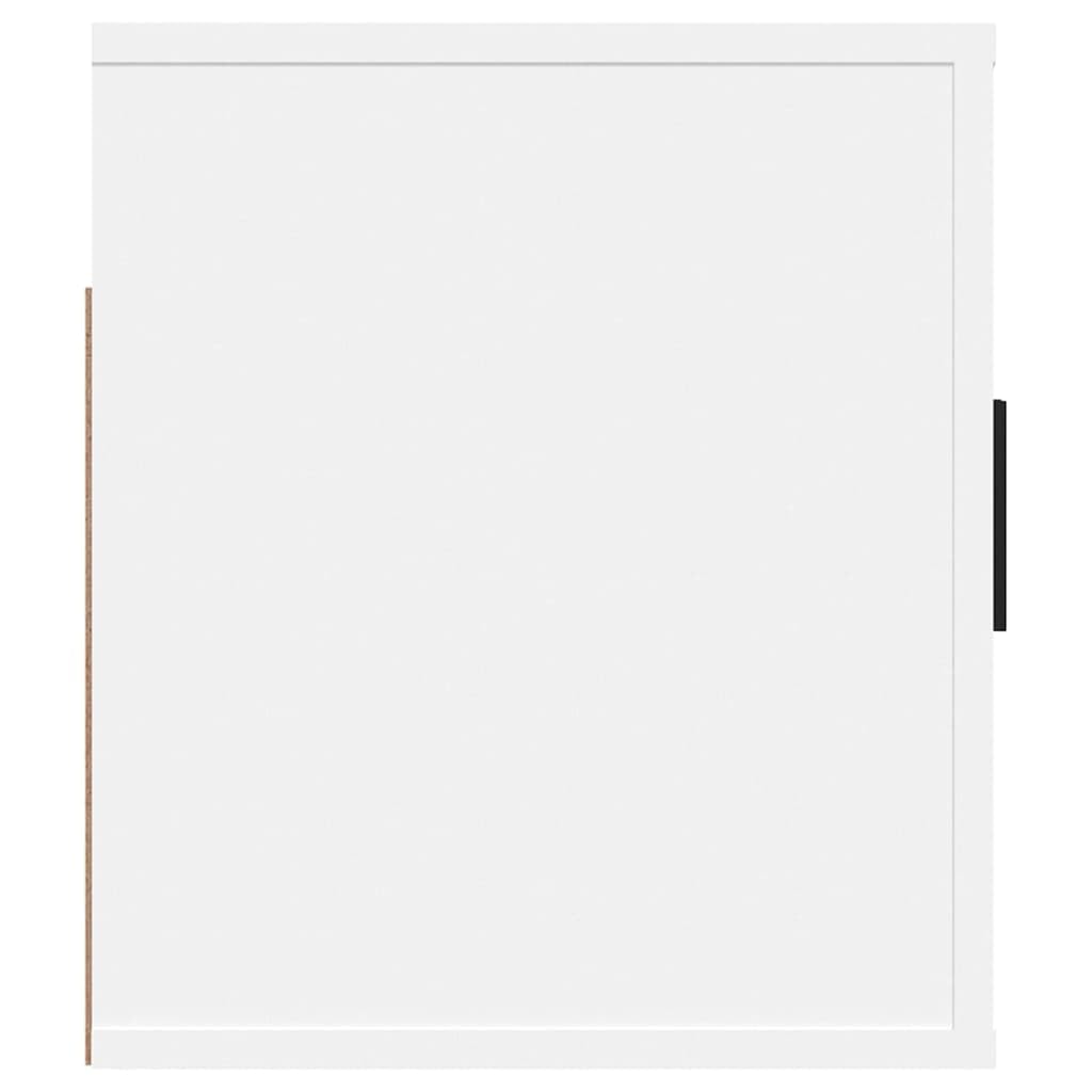 Meuble TV Mural Blanc 100x34,5x40 cm en Bois d'ingénierie avec Espace de Rangement pour Salon séjour Chambre Bureau