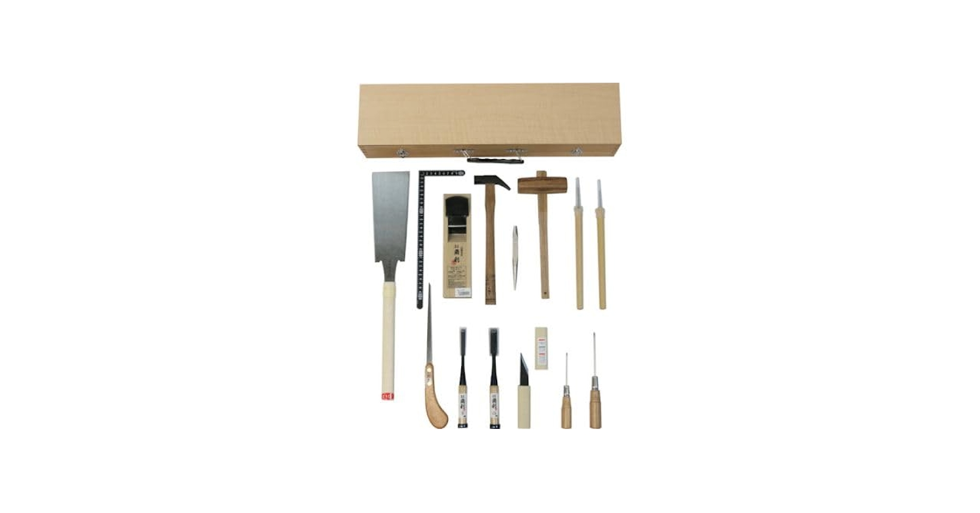 大工道具一式 未使用品】カネ高 追入十本組 高橋典三 高橋和己 鑿 鉋 大工道具