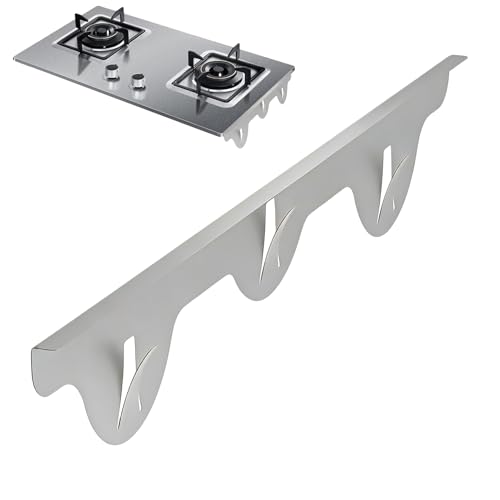 Herd-Fugenabdeckung,hitzebeständiges Edelstahl-Küchenutensil,Arbeitsplattenabdeckungen Seitenschutz - für Haushalt Wohnheim Hotel
