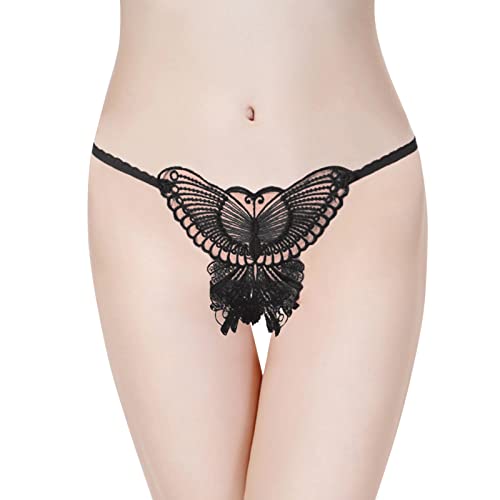 String Rigolo pour Femme Sexy Dentelle Érotique Vetement Culotte Coton Noel Chic Panties