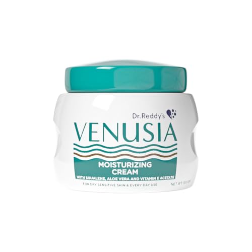 Moisturizing Cream by Dr. Reddy's I Body & face cream for dry to very dry skin IWith Aloe Vera, Vitamin E and Squalene I Upto 24 hrs hydration I Non c