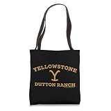 Yellowstone Dutton Ranch Text Logo Tote Bag