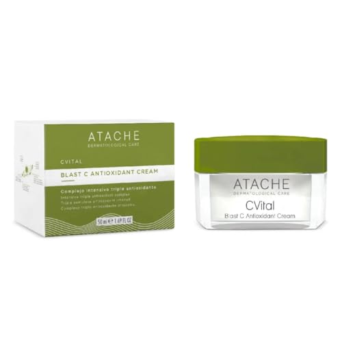 Crema Blast C Antioxidant C Vital ATACHE para el cuidado facial diario antiedad e iluminador