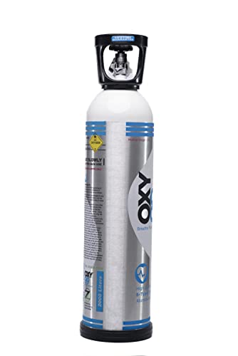 Image of OXY99 Big Oxygen Cylinder 2000 Liter for Home, Approved B Type Portable Oxygen Can, Oxygen Canister for Medical Use, Oxygen Cylinder for Indian Navy & Industrial Use, Refillable Can ING. BOSCHI ITALY