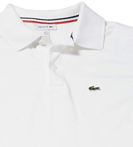 Camisa Polo Lacoste Infantil Masculina em Jérsei de Algodão, Branco, 12