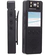 Diyeeni Body Camera, 1080P Body Worn Camera with Screen, 180° Rotatable Lens, Portable Video Reco...