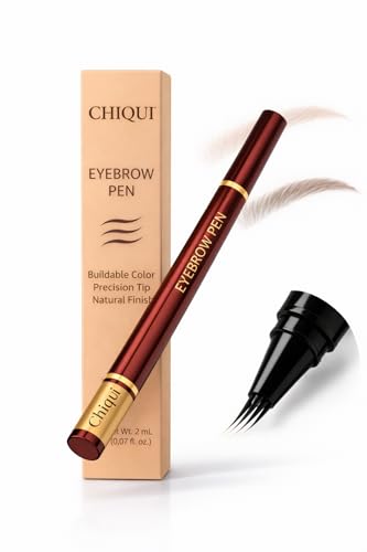 Chiqui Filler Eyebrow Pen - Natural, Long lasting, Waterproof, Vegan. Flawless, Natural-Looking...