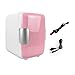 YY Mini Fridge Ultra Cichy samochód używać chłodziarki niskiej hałasu zamrażarki chłodzące i ogrzewanie Y5LF (Color : Pink)