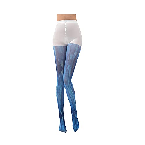 Image of Sahabowi Women Tights, Opaque High Waist Pantyhose, Vintage Control Top Stockings