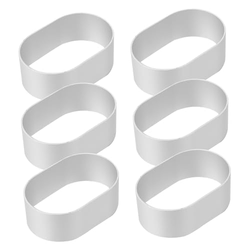 HOLIDYOYO 6piezas Moldes De Pastelería De Para Hornear Utensilios Para Tartas y Mousse Para Repostería y