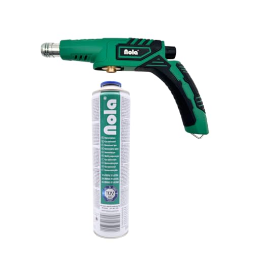 NOLA Gasbrenner mit Kartusche 600ml – Schweißbrenner max. 1300°C Temperatur – Lötlampe mit Piezozündung – Bunsenbrenner Küche -Küchenbrenner - Lötbrenner (4) NOLA Gasbrenner mit Kartusche 600ml – Schweißbrenner max. 1300°C Temperatur – Lötlampe mit Piezozündung – Bunsenbrenner Küche -Küchenbrenner - Lötbrenner (4)