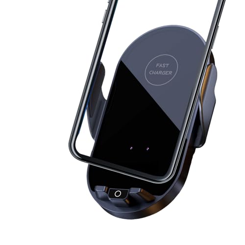 Cargador inalámbrico de coche 66W y soporte con sujeción automática para el parabrisas