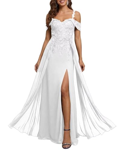 Robe de mère de la mariée pour mariage estival en mousseline fluide