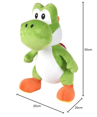 Super Mario Yoshi Plüsch, Jumbo, 50cm, Plüschfigur, Nintendo, ab den ersten Lebensmonaten