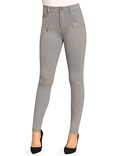 Bamans Women's Ultra Stretch Comfy Skinny Dress Pant 5 Pockets Office Ponte Pants Business Work Casu - //coolthings.us