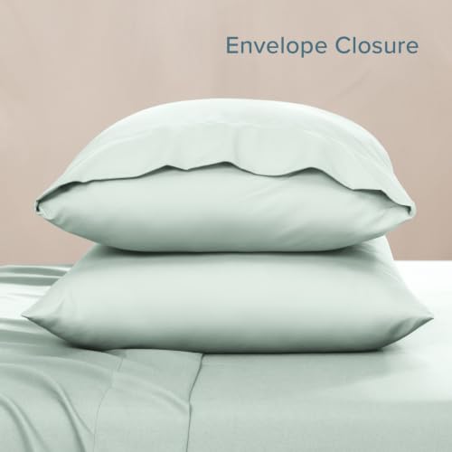 Image of Bare Home Pillowcases Envelope (Toddler Set of 2, Spring Mint)