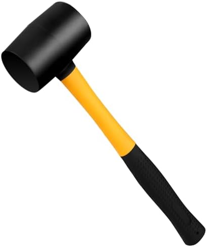Heavy Duty Rubber Mallet, Rubber Mallet Non Marking Hammer With - Foto 3