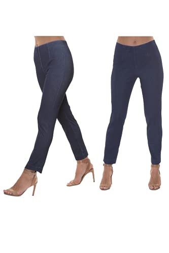 LIOR PARIS Sammy Denim Pants Essential Full Length Straight Leg Pants