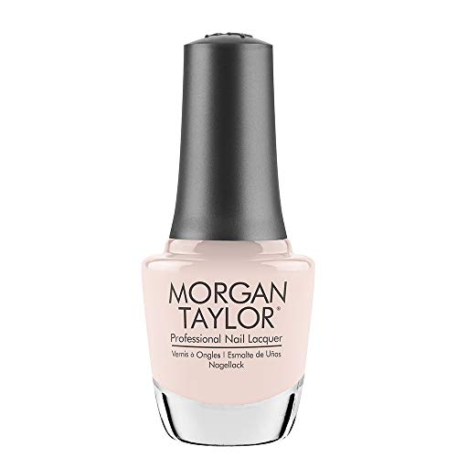 Morgan Taylor Nail Lacquer (In The Nude) Nude Professional Lacquer, Vibrant, Chip-Resistant, Fast-Drying, Long-Lasting, High-Shine, Perfect for Manicures & Pedicure, 0.5 ounce.