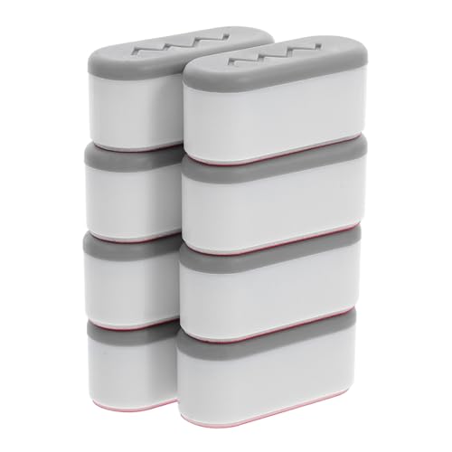 FUTUREORYY 8個 トイレ用便座バンパーパッド 衝撃吸収ゴム製 静音クッション 便座ふた保護パッド 交換用トイレ蓋安定剤 ユニバーサル設計