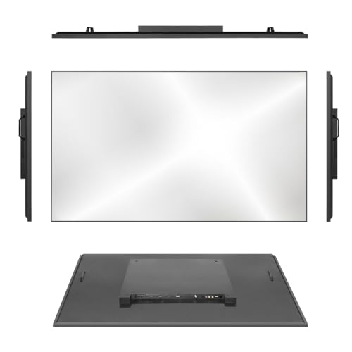 Image of 55 inch 4K UHD Smart Mirror TV for Bathroom - IP65 Waterproof, Built-in Alexa Voice Control, ATSC Tuner, webOS System, Wi-Fi & Bluetooth - Model HYM55A (2026)