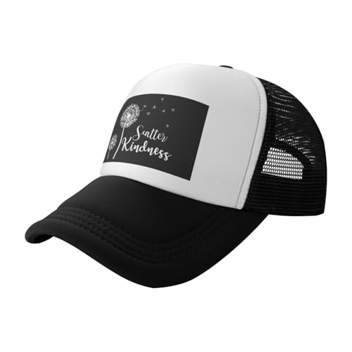 Scatter Kindness Trucker Hat Snapback Mesh Baseball Cap Unisex
