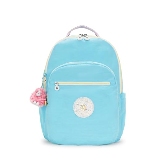 Image of Kipling Women's Seoul Extra Large 17 inch Laptop Backpack, Durable, Roomy with Padded Shoulder Straps, Built-In Protective Sleeve