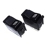 SQOFJDF pour Mercedes pour Benz W123 W126 W201 190E 190D 300SD 300TD 300D 380SEL 0008208410 Interrupteur Commande Fenêtre De Passager Électrique 2 Pièces Interrupteur lève-vitre électrique