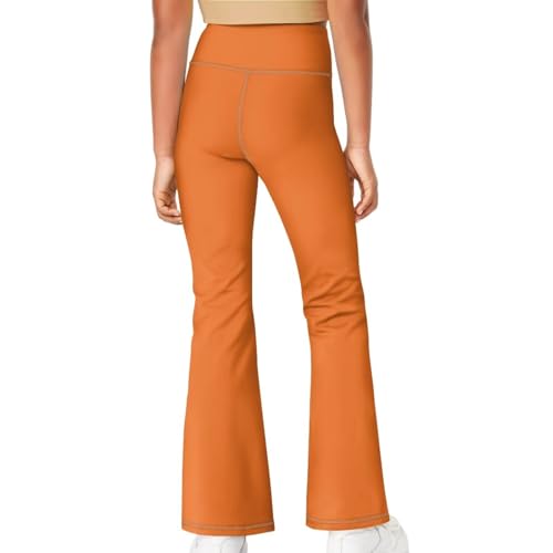 Image of Girls Flare Leggings Cute Bell Bottoms for Teen Girls Wide Leg Sweatpants for 5-14 T
