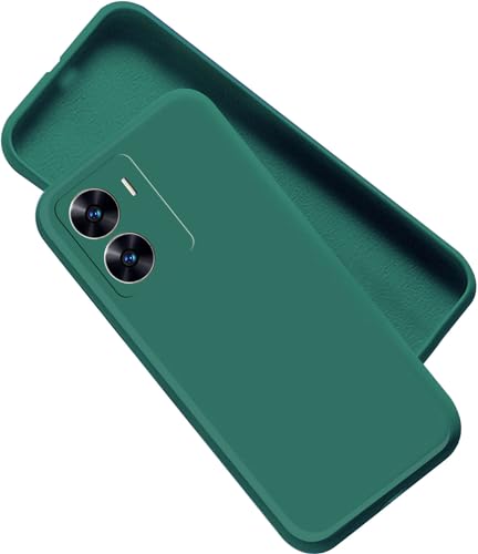 Image of A rtistque Back Cover Case for Vivo T2X / Y56 / Y16 with Camera Protection | Shockproof TPU | Stylish Protective Design | Slim Fit | Ultra Matte | Vivo T2X / Y56 / Y16 Back Cover - Green