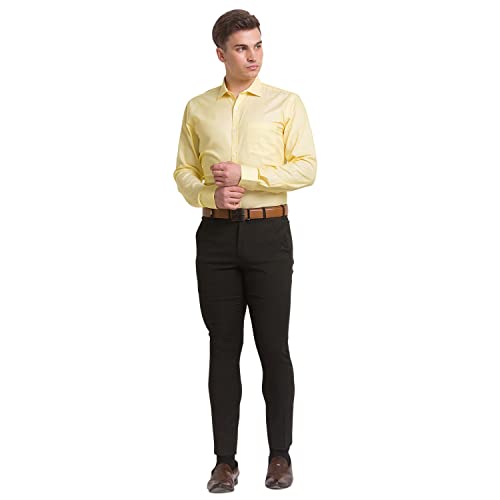 Image of Park Avenue Men's Solid Slim Fit Shirt