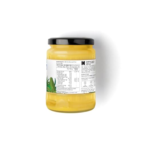 Image of Kapiva Certified A2 Gir Cow Ghee 500ML | Traditional Vedic Bilona Method | Grassfed, Pure & Healthy | Curd-Churned | Premium Glass Bottle | Lab-Tested | Rich in Nutrition (Pack of 2)