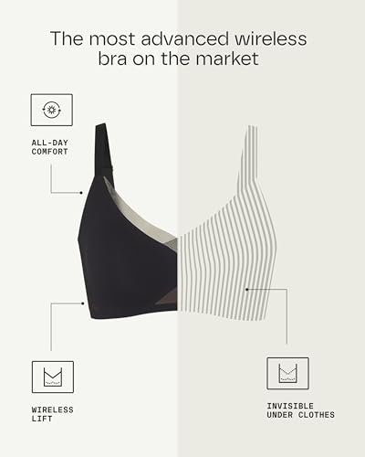 Image of HONEYLOVE Bras for Women - Crossover Bra with No Underwire - Comfortable Wireless Support
