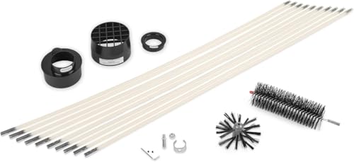 Gardus RLE30 LintEater Rotary Dryer Vent Cleaning System Removes Lint Extends Up to 30