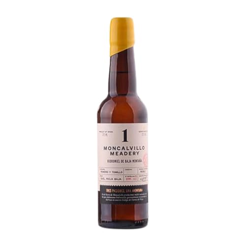 Licor de hierbas Moncalvillo Meadery Hidromiel 1 Miel Seca Baja Montaña Media Botella 37 cl