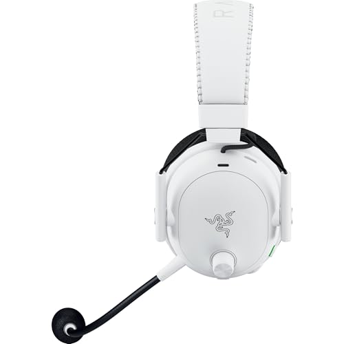 BlackShark V3 Pro - Cuffie wireless ANC da esport - Cancellazione attiva - Driver 50mm - Microfono HyperClear rimovibile - Wireless 2,4 GHz & Bluetooth - FPS - PC/Mac | Bianco - Cuffia gaming - Immagine 11