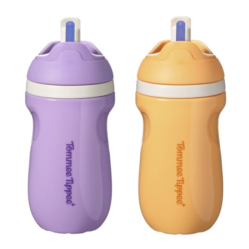 Tommee Tippee Insulated Sporty Spill-Proof Straw...
