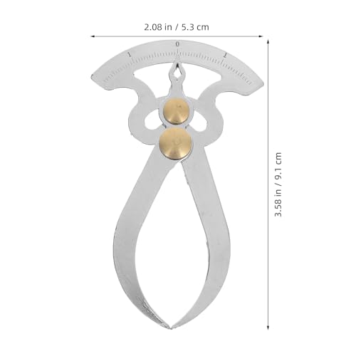 Calibrador de espesores Veemoon de acero inoxidable de alta precisión para carpintería, calibraje de diámetro exterior y grosor metálico portátil (Escala imperial) miniatura 2