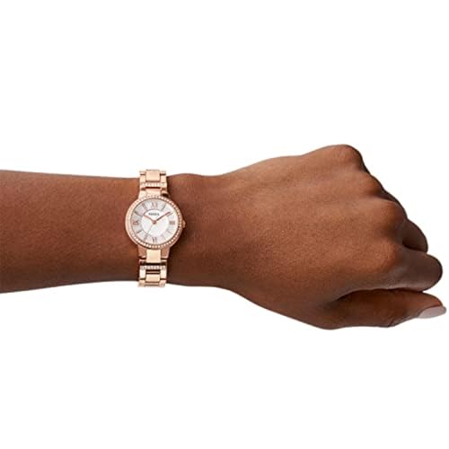 Fossil Women's Virginia Quartz Stainless Steel Three-Hand Watch
