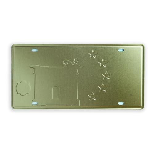 Image of inchHundred Euros inch Vintage Retro Metal Signs - License Wall Plate, Car Tag - Ideal for Cafe, Restaurant, Shop, Home, Hotel, Club, Office, Living Area - Design Plaque