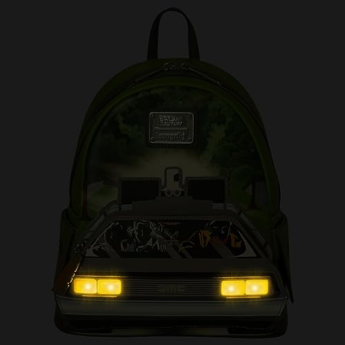 Loungefly Universal Back to the Future Light-Up DeLorean Women's Backpack2