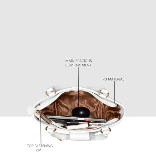 Image of ESBEDA Structured Top Handle Handbag | Ladies Purse | Stylish Handbag | Gift Bag For Women
