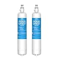 AQUA CREST Replacement for GE® RPWFE®, RPWF (with CHIP) Refrigerator Water Filter, Compatible with GYE22HMKES, GYS22GMNES, GYE22HBLTS, DFE28JSKSS, GFE28HMHES, GNE29GYNFS, 2 Filters