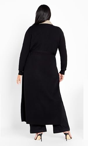 Image of City Chic Plus Size Cardigan - Goldie Longline