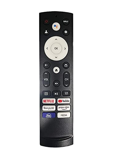 Image of Remote Control for led tv Compatible with VU /Hisense Smart Led (Without Voice)