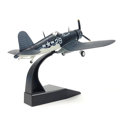 SEBUNAS Kit d'avion de chasse Vought F4U Corsair à l'échelle 1/72 - Modèle d'avion de combat classique américain - En métal moulé sous pression - Pour...