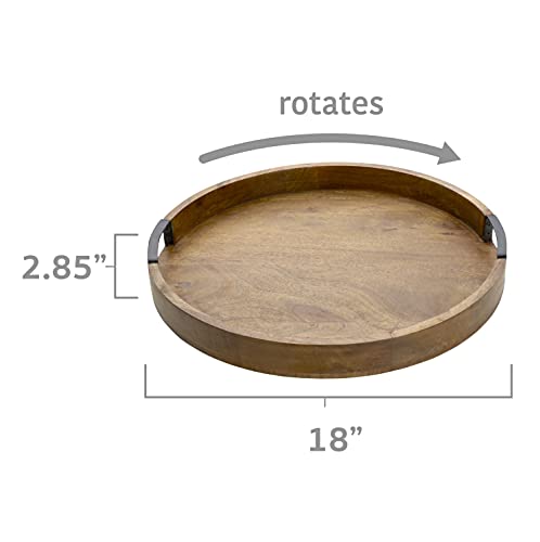 Gourmet Basics By Mikasa 5261664 Round Lazy Susan Serving Tray thumb #5