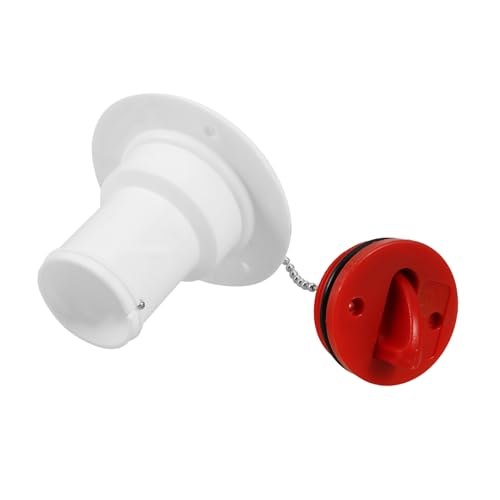 Amosfun Tapa De Tanque Imbornal De Bomba De Para Autovaciante Para Válvula De Imbornal Entrada De Tubo De Drenaje De Espejo De Popa De