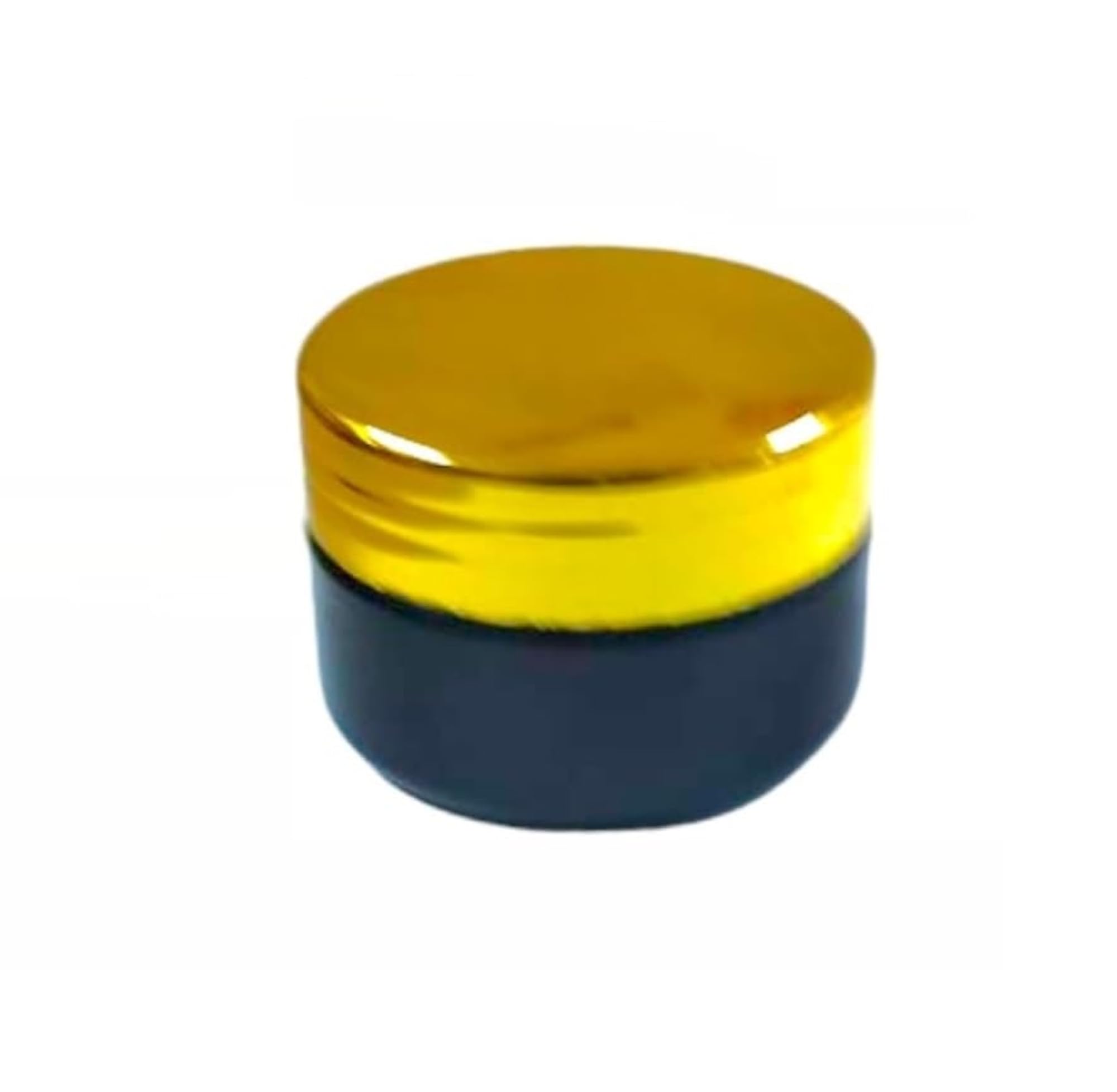 50 gm Black Plastic Pet Jar with Cap