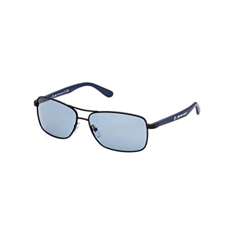 BMW Mens Metal Glasses Sunglasses, Matte Black, 62 US Cover